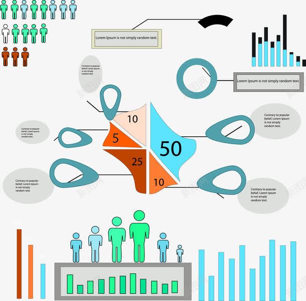 柱形图矢量图eps免抠素材_新图网 https://ixintu.com 人物 免费矢量下载 坐标 柱形图 矢量图