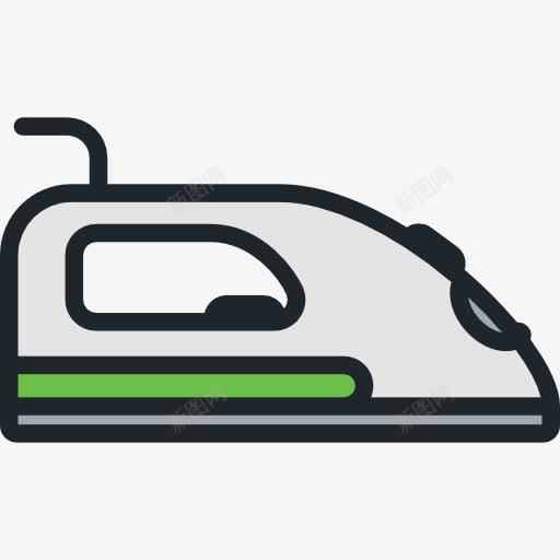 铁图标png_新图网 https://ixintu.com 做家务 器皿 家具和家居 工具 洗衣 熨衣服 铁
