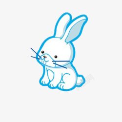 小白兔卡通小动物素材