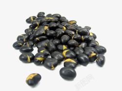 黑色的黑豆食品素材