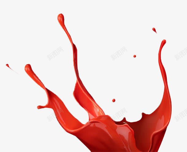 正在泼洒的红色染料png免抠素材_新图网 https://ixintu.com 染料 正在 泼洒 红色