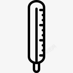 汞测量温度计图标高清图片