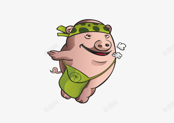 卡通猪猪矢量图ai免抠素材_新图网 https://ixintu.com 卡通 可爱 猪猪 矢量图
