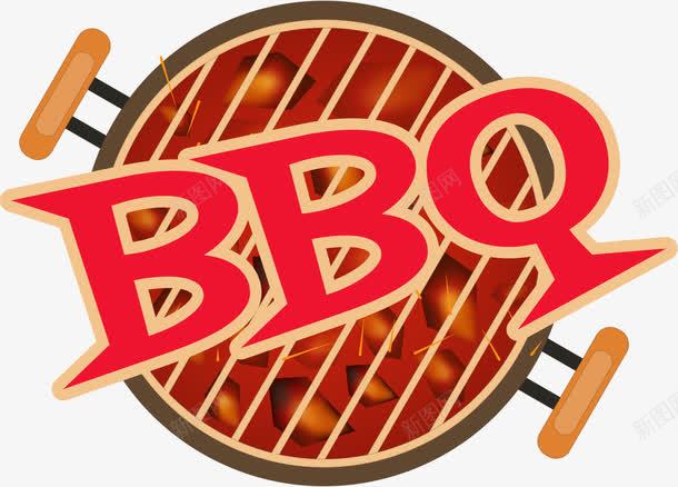 卡通bbq烤肉png免抠素材_新图网 https://ixintu.com bbq 卡通 圆盘 把手 烤盘 烤肉 简约 线条