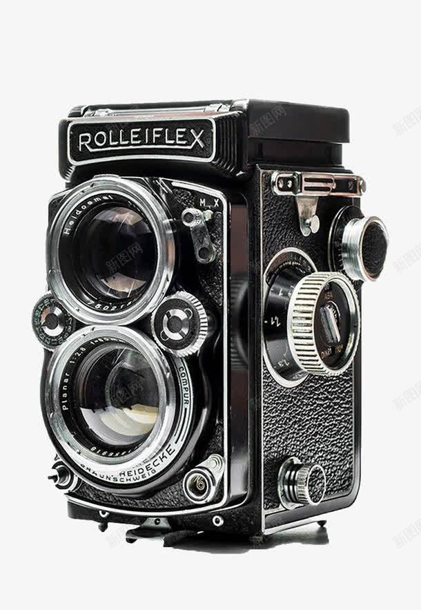 黑色古老的摄影机png免抠素材_新图网 https://ixintu.com PNG 摄影机 放大镜 黑色
