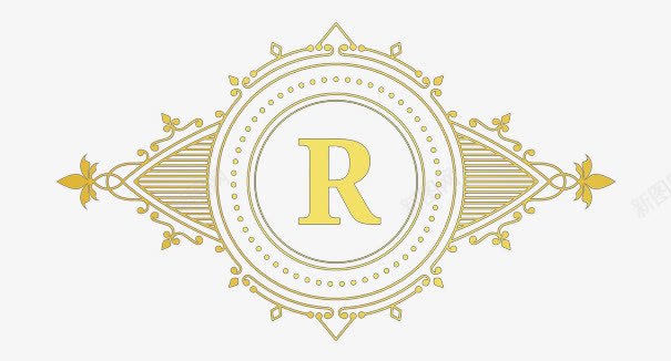 创意字母Rpng免抠素材_新图网 https://ixintu.com R标 r字母 创意 复古 复古花纹 字母