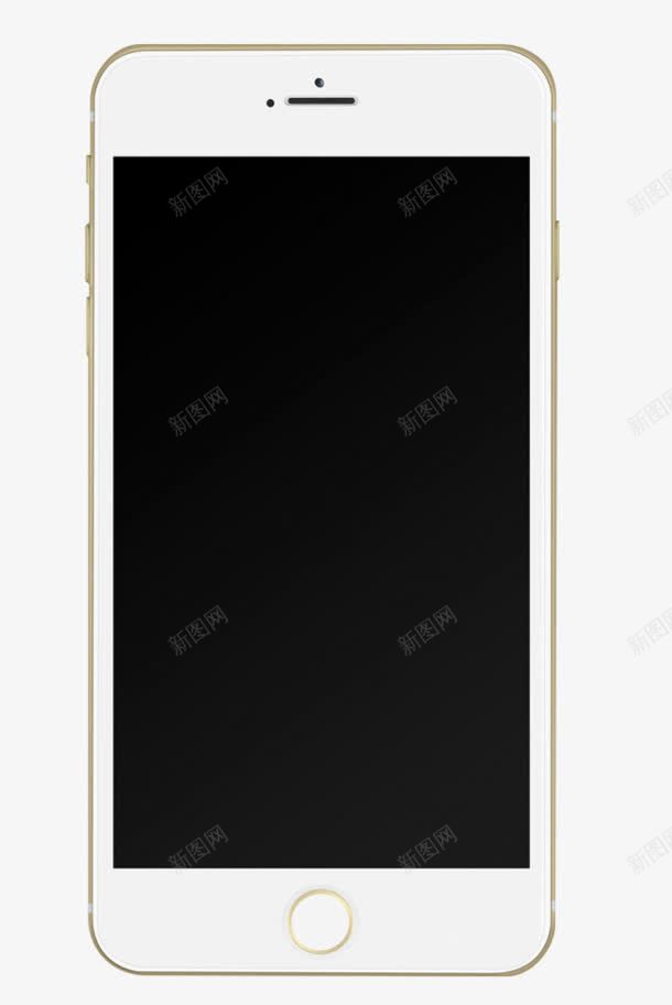 白色锁屏手机png免抠素材_新图网 https://ixintu.com 手机 白色 设计