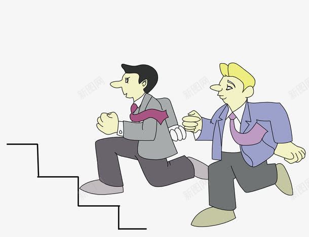 男人上楼梯png免抠素材_新图网 https://ixintu.com png元素 插画 爬楼梯 爬楼梯的人 男人