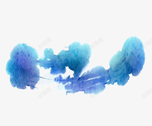 蓝色团簇美景云朵png免抠素材_新图网 https://ixintu.com 云朵 蓝色 蓝色云朵 蓝色美景