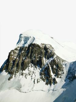 宣传海报装饰雪山素材