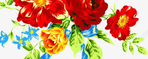 油画创意海报花朵png免抠素材_新图网 https://ixintu.com 创意 油画 海报 花朵 设计