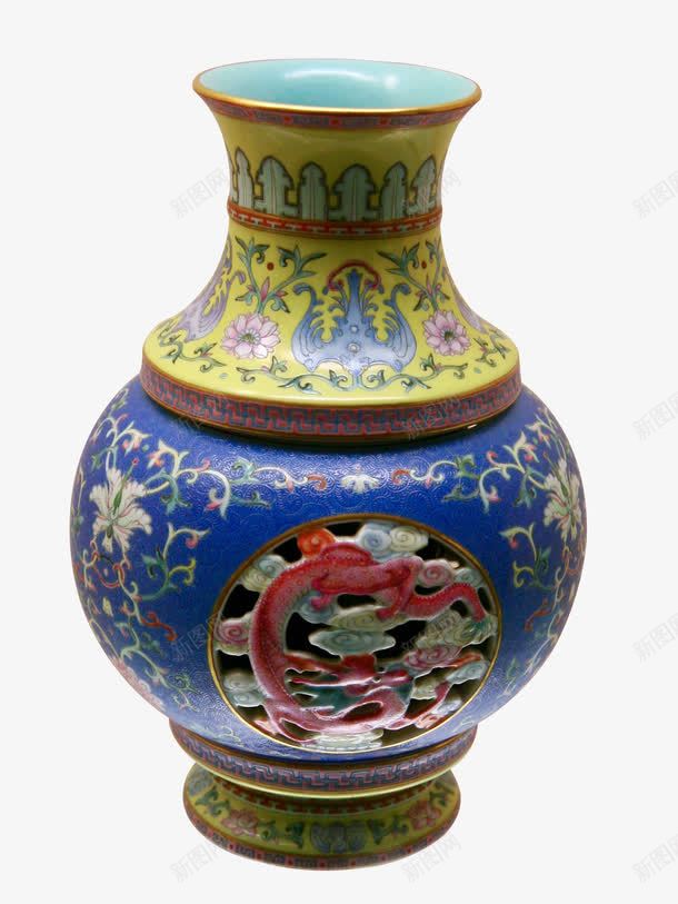 装饰花瓶png免抠素材_新图网 https://ixintu.com 古董花瓶 裂纹花瓶