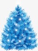 蓝色梦幻圣诞节装饰png免抠素材_新图网 https://ixintu.com 圣诞节 梦幻 蓝色 装饰