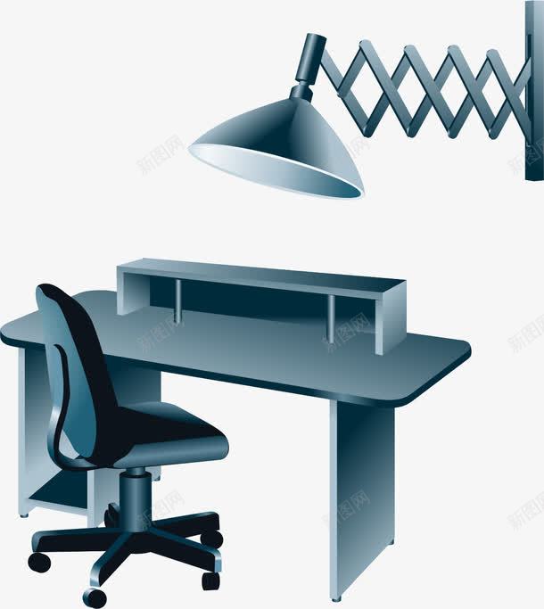 桌椅电灯元素png免抠素材_新图网 https://ixintu.com 元素 桌椅 电灯