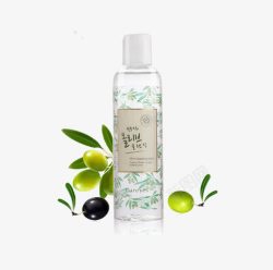 温和卸妆油橄榄深层清洁卸妆水高清图片