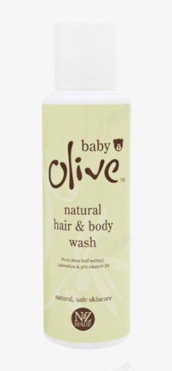 嫩白肌肤沐浴露Olivebaby橄榄精华儿童洗发沐浴高清图片