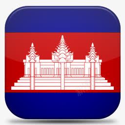 柬埔寨V7国旗图标图标