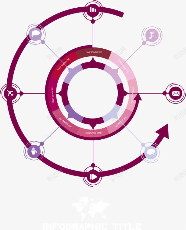 红色扇形图表png免抠素材_新图网 https://ixintu.com PPT图形 PPT图表 商务信息 扇形图表 演示图形 红色扇形 红色扇形图表