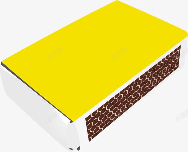 黄色大床png免抠素材_新图网 https://ixintu.com 创意 卡通 床垫 黄色