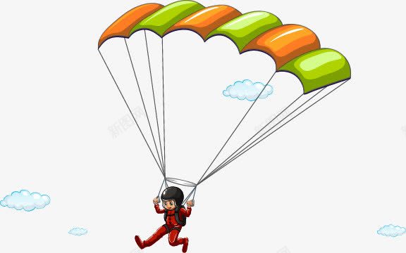 卡通降落伞png免抠素材_新图网 https://ixintu.com 卡通 降落伞