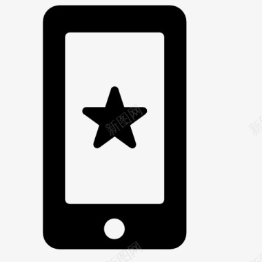 手机星星符号图标图标