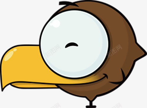 卡通大眼小鸟png免抠素材_新图网 https://ixintu.com 动物 卡通 可爱 大眼 小鸟 手绘 装饰