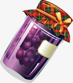 紫色许愿瓶精美元素素材