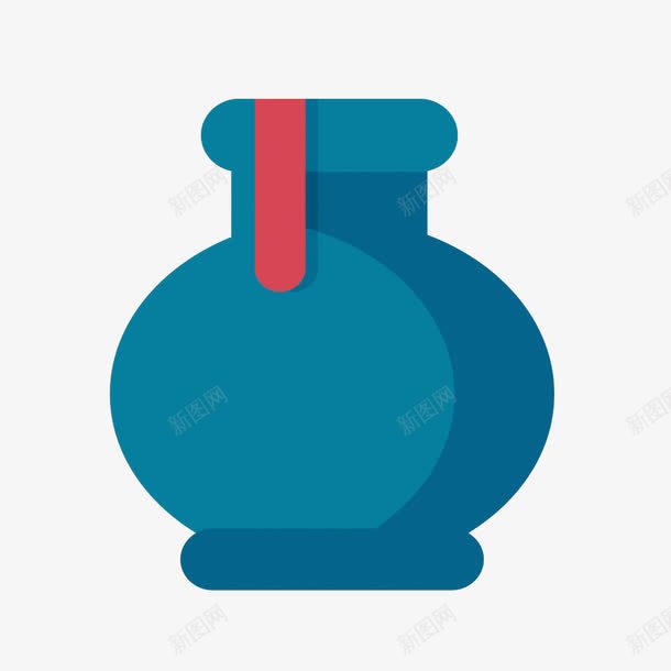 蓝色罐子png免抠素材_新图网 https://ixintu.com 矢量蓝色 素材 罐子 蓝色 蓝色矢量