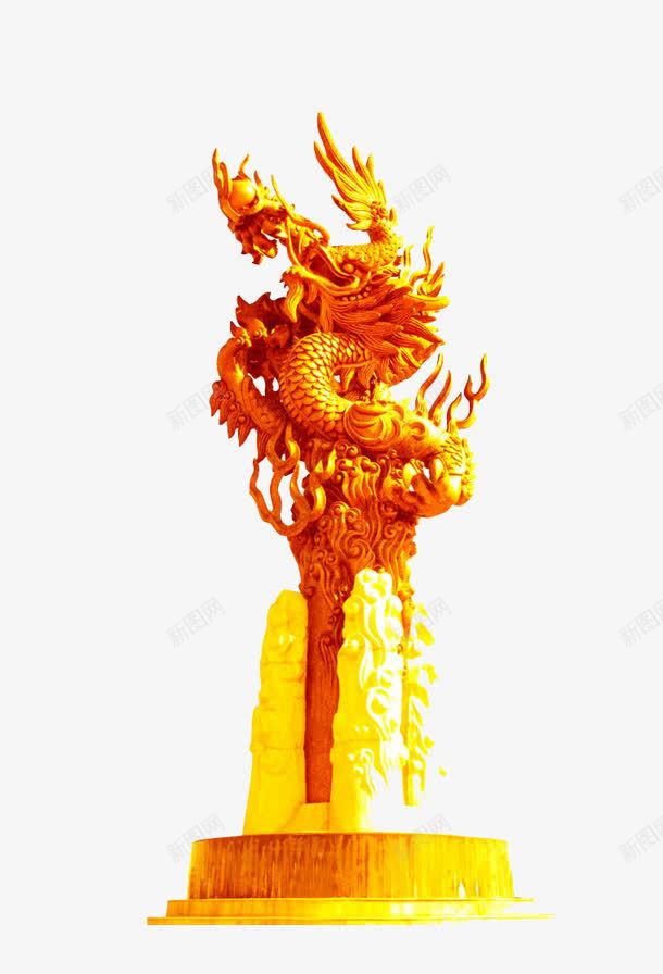 中国龙png免抠素材_新图网 https://ixintu.com 中国龙图案 金色的龙 金龙 金龙龙头 龙 龙图案 龙头