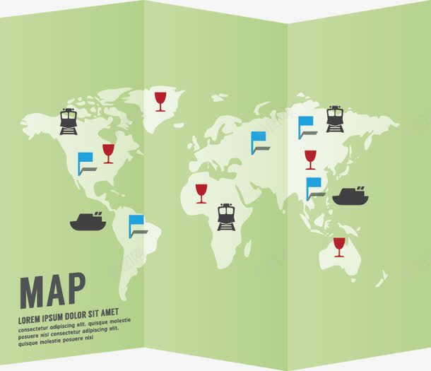 旅游地图png免抠素材_新图网 https://ixintu.com 卡通 地图矢量 旅游 旅游地图 旅游矢量