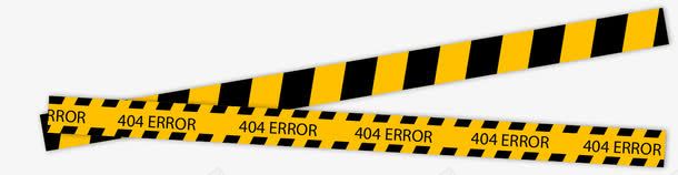 手绘404错误矢量图ai免抠素材_新图网 https://ixintu.com 404错误 手绘 黄色 矢量图