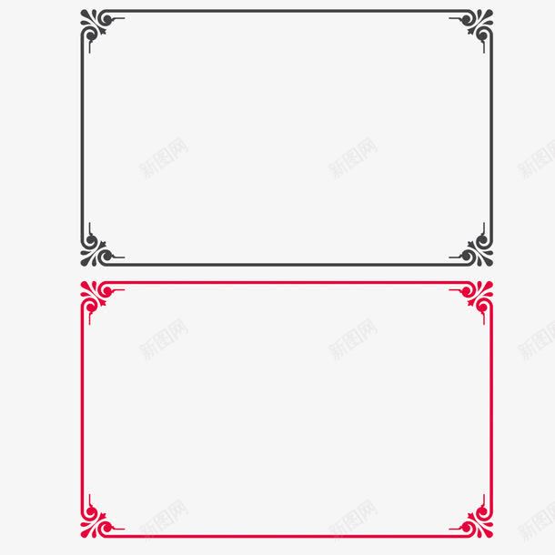 欧式边框png免抠素材_新图网 https://ixintu.com png 元素 卡通 欧式 表彰边框 边框