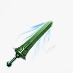 绿色宝剑素材