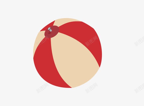 黄色红色条纹皮球图案png免抠素材_新图网 https://ixintu.com 皮球图案 矢量图案 矢量皮球 黄色红色皮球