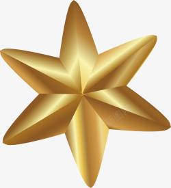 塔罗六芒星金色六角形矢量图高清图片