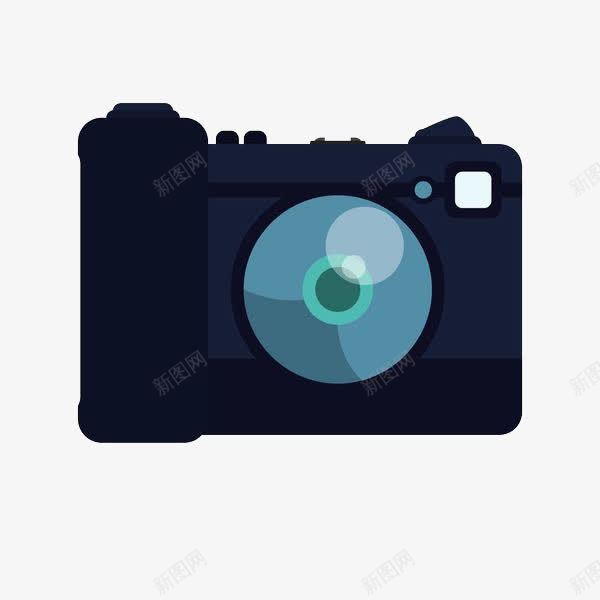 深蓝色相机简笔画png免抠素材_新图网 https://ixintu.com 拍摄 深蓝色 照相机 相机 相机简笔画 简笔画 蓝色