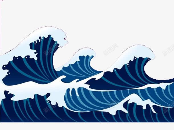 海png免抠素材_新图网 https://ixintu.com 浪 海 蓝色
