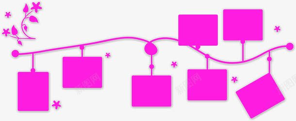 紫色方形展板树枝png免抠素材_新图网 https://ixintu.com 展板 方形 树枝 紫色 设计