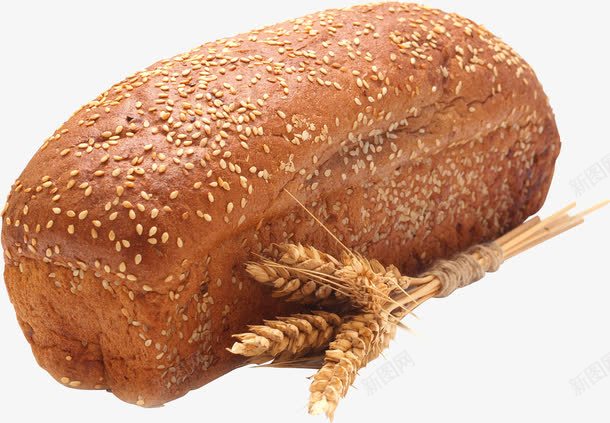 美味黑色大麦面包png免抠素材_新图网 https://ixintu.com 大麦 美味 面包 黑色