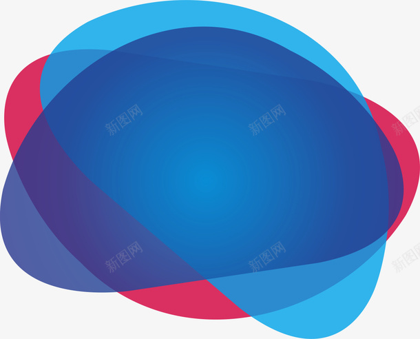 蓝色背景矢量图ai免抠素材_新图网 https://ixintu.com AI 手绘 背景 蓝色 边框 矢量图