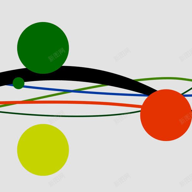手绘圆形艺术线条png免抠素材_新图网 https://ixintu.com 圆形 线条 艺术