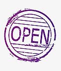 OPEN章印png免抠素材_新图网 https://ixintu.com OPEN 喷墨 排版 章印 艺术 英文开业