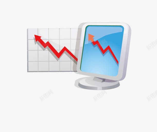电脑箭头指向数据png免抠素材_新图网 https://ixintu.com 指向 数据 电脑 箭头