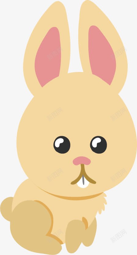 小白兔图案png免抠素材_新图网 https://ixintu.com 兔子 动物 宠物 小白兔