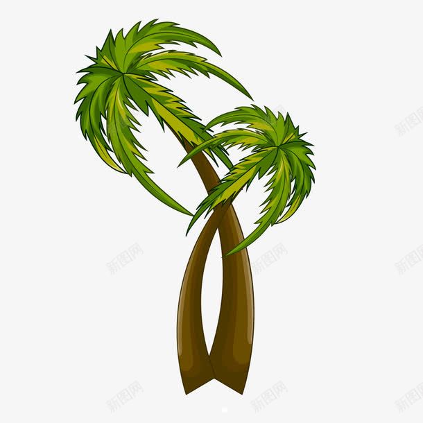 海南绿色生物椰子树png免抠素材_新图网 https://ixintu.com 椰子树 海南 生物 绿色