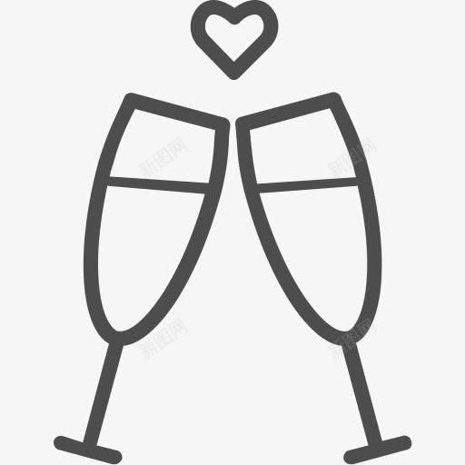 酒香槟玻璃吐司面包情人节情人节图标png_新图网 https://ixintu.com Alcohol champagne glass toast valenticons valentine valentines wine 吐司面包 情人节 玻璃 酒 香槟