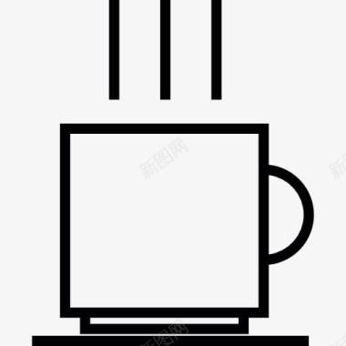 一杯热饮料图标图标