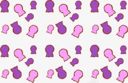 紫色布花图片花纹底纹矢量图高清图片