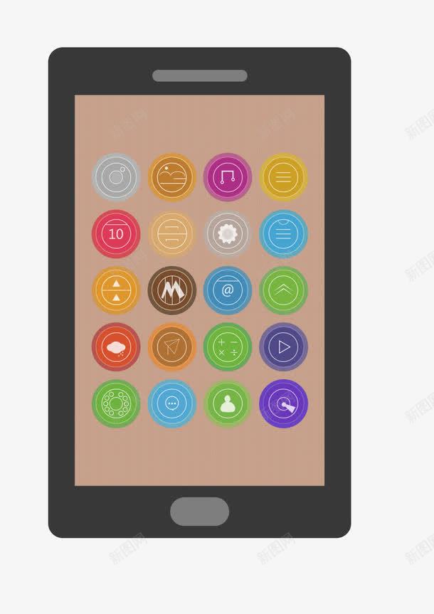 手机ui图标png免抠素材_新图网 https://ixintu.com ui 下载 图片下载 手机ui图标设计 手机图标