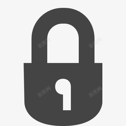 挂锁图标png_新图网 https://ixintu.com 块 安全 工具 锁